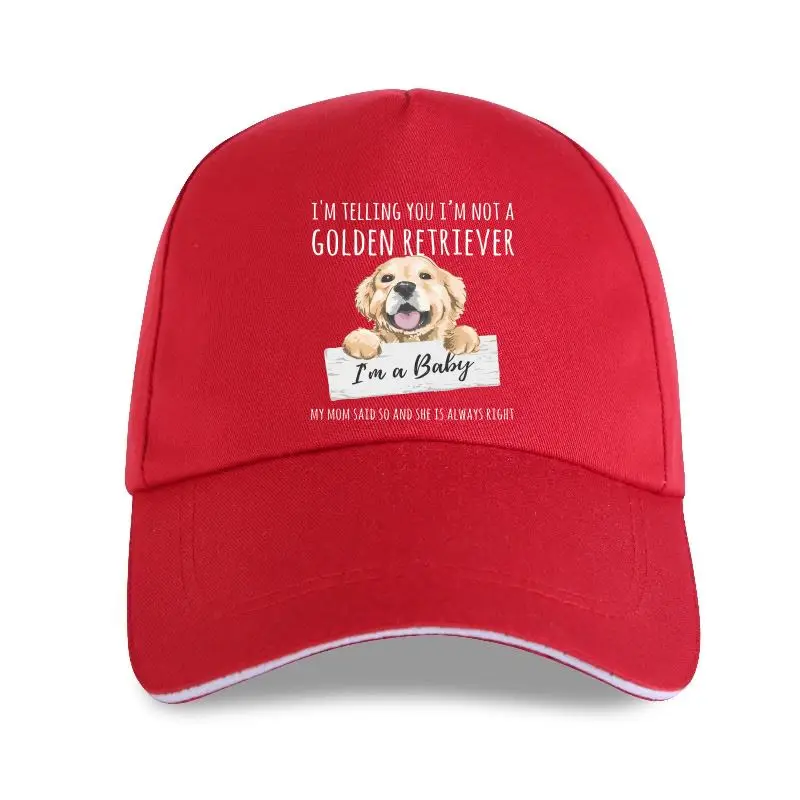 

new cap hat Im Telling You Im Not A Golden Retriever Funny Dog Mom Design Baseball Cap man Woman