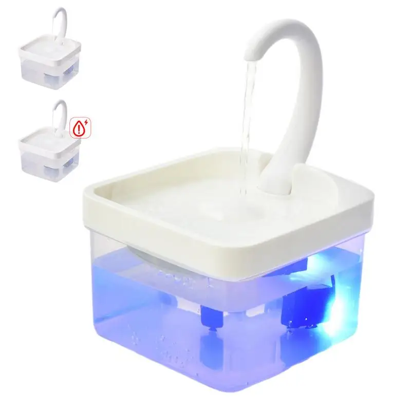 

Automatic Cat Water Fountain With Faucet Water Dispenser Drinker Pet Drinking Feeder With USB Water Pump And Filter Cotton