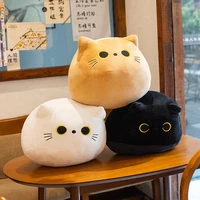 black cat anime plush toys cute plushies pillow rag dolls kawaii peluche super soft cartoon characters boy girl birthday gift