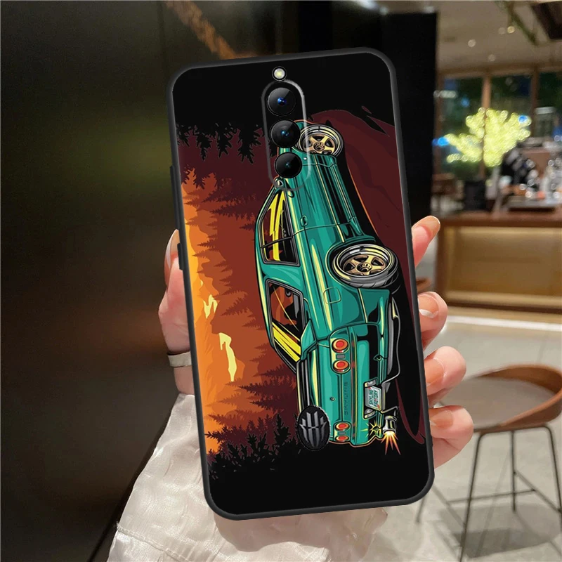 Чехол JDM Legend для дрифта автомобиля ZTE Nubia Red Magic 8 Pro 8S Plus RedMagic 9 6 7 6S 7S