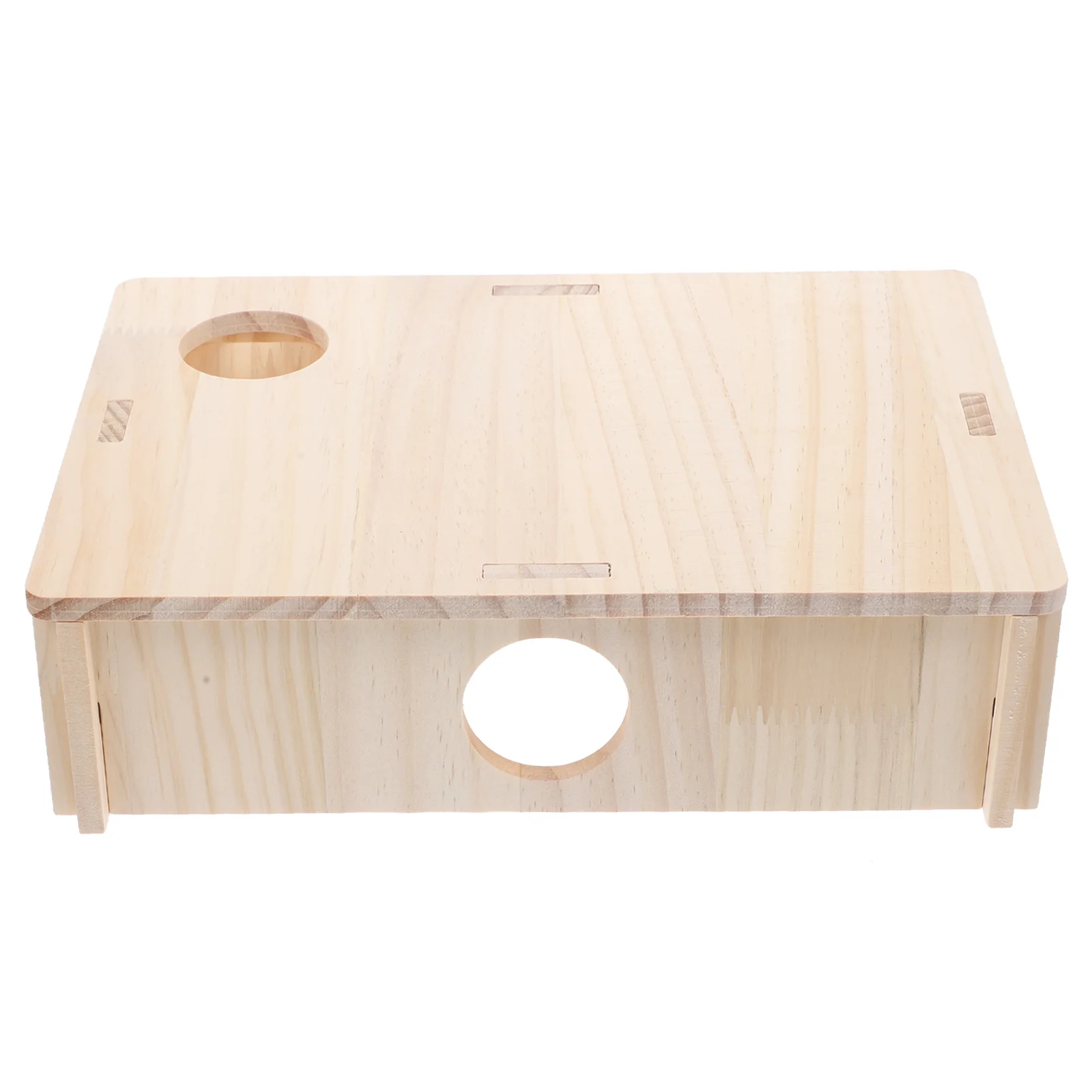 

Hamster Wood Hideout House Maze Toy Habitat Pet Toys Activity Tubes Puzzle Houses Hideaway Playhouse Animal Tunnels Rat