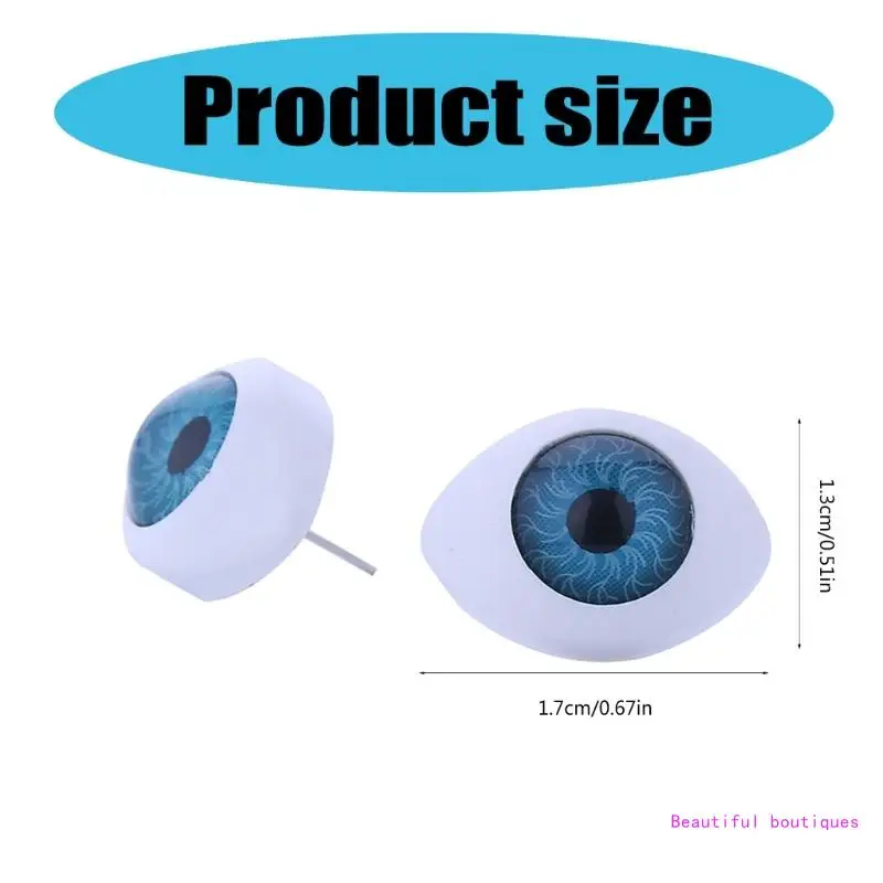 Модные сережки для глаз в нескольких упаковках по 5 штук повседневных и