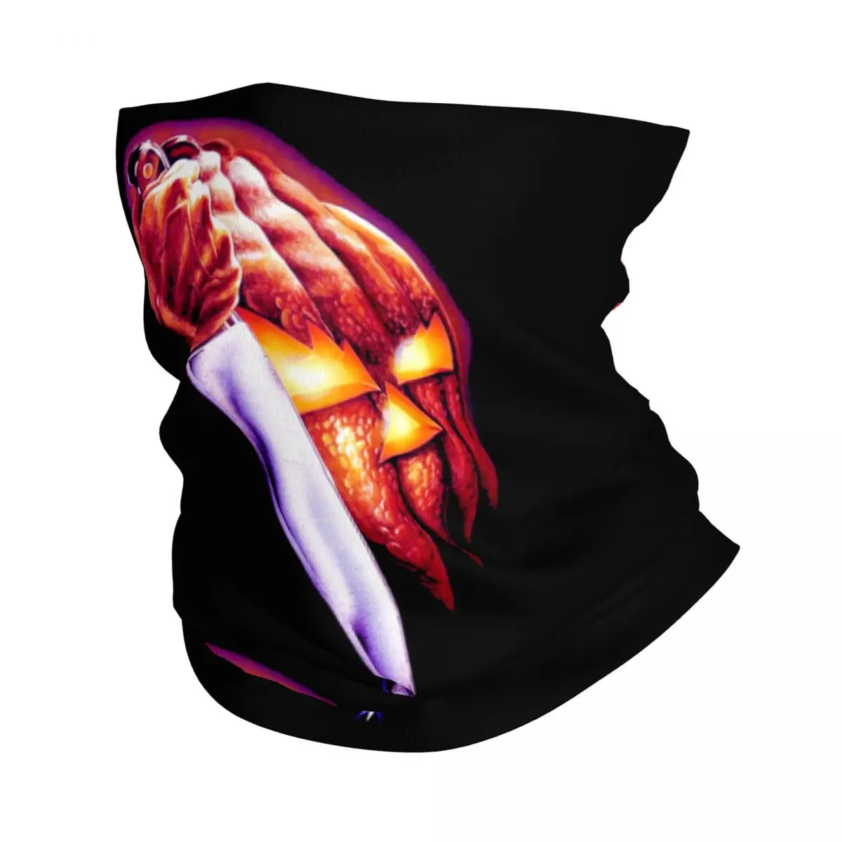 

Michael Myers Winter Headband Neck Warmer Women Men Ski Running Tube Scarf Halloween Bloods Face Bandana Gaiter