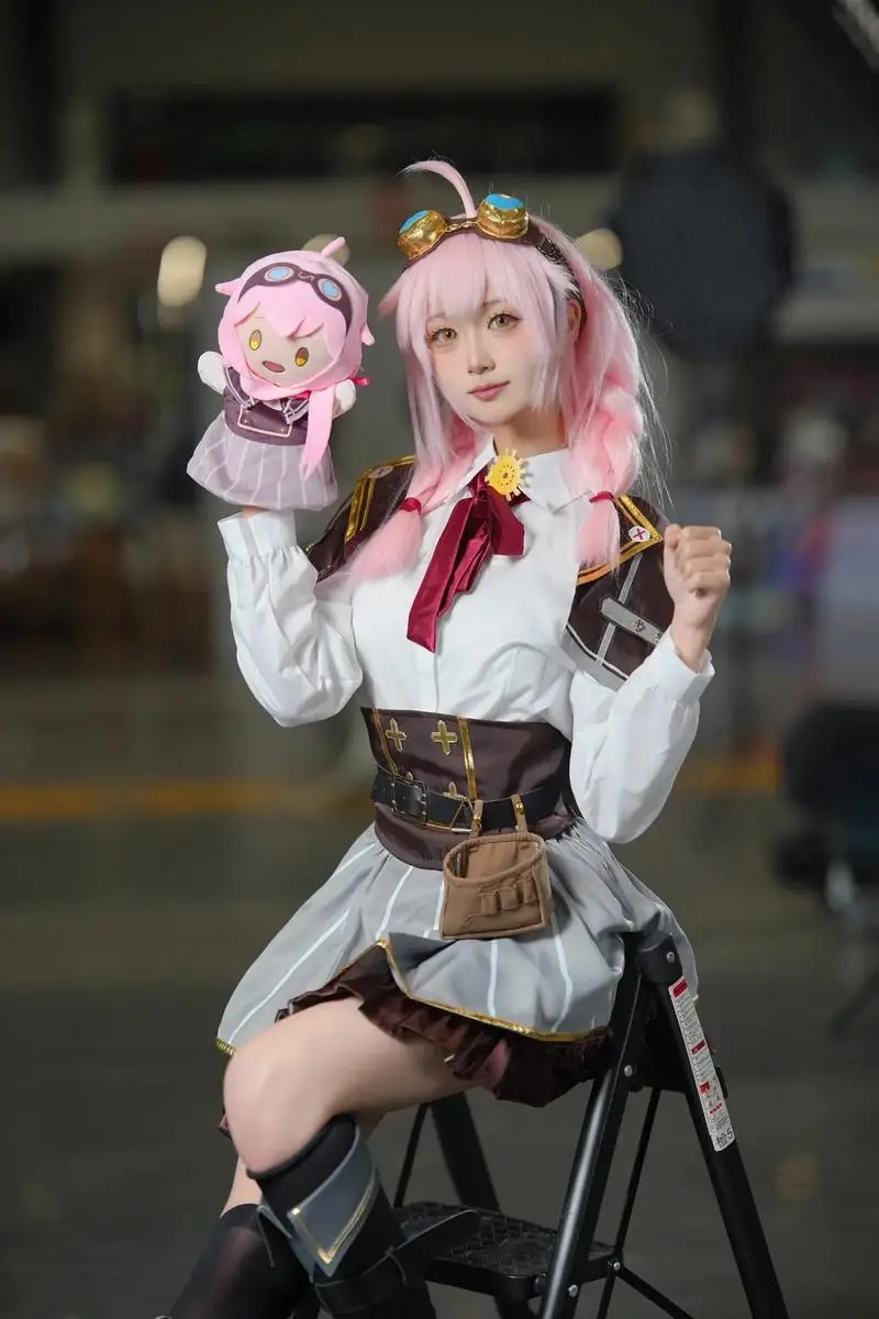 Фото Костюм для косплея Ace Taffy: униформа VTuber в стиле Лолита-кимоно для Хэллоуина, Рождественских вечеринок, маскарадов и аниме-шоу №1