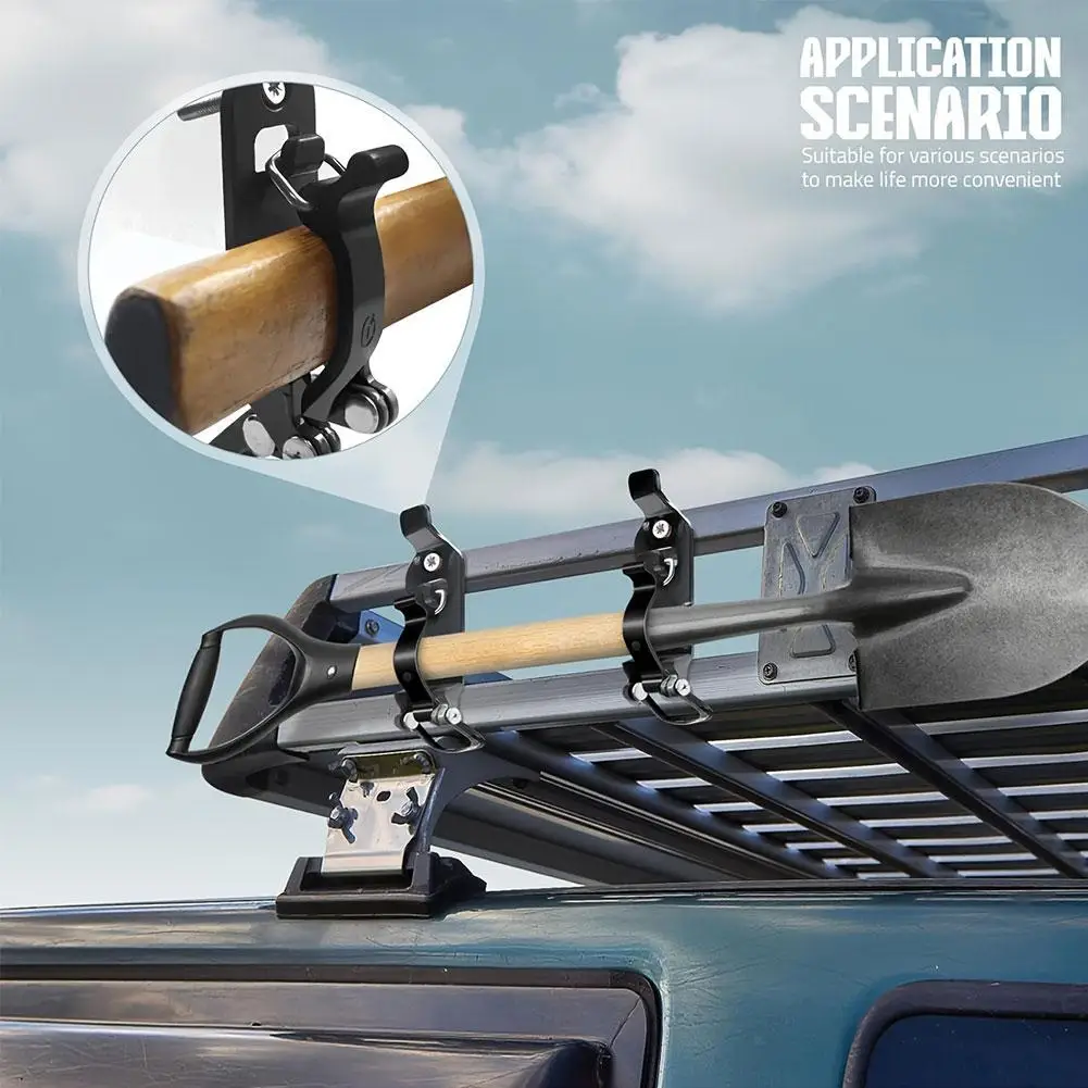 1 шт. резиновый кронштейн из цинкового сплава настенный зажим для лопаты топора