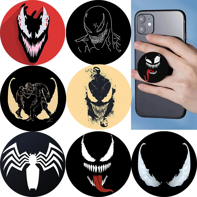 

Venom Marvel popping Phone Socket Folding Phone Holder Stand Phones Grip Mobile Phone Accessories Soporte Movil For Apple iPhone