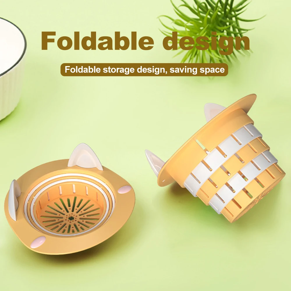 

Складная подставка на раковину напольная дренажная сетка предотвращает блокировку дренажа, защитная крышка для кухонного туалета