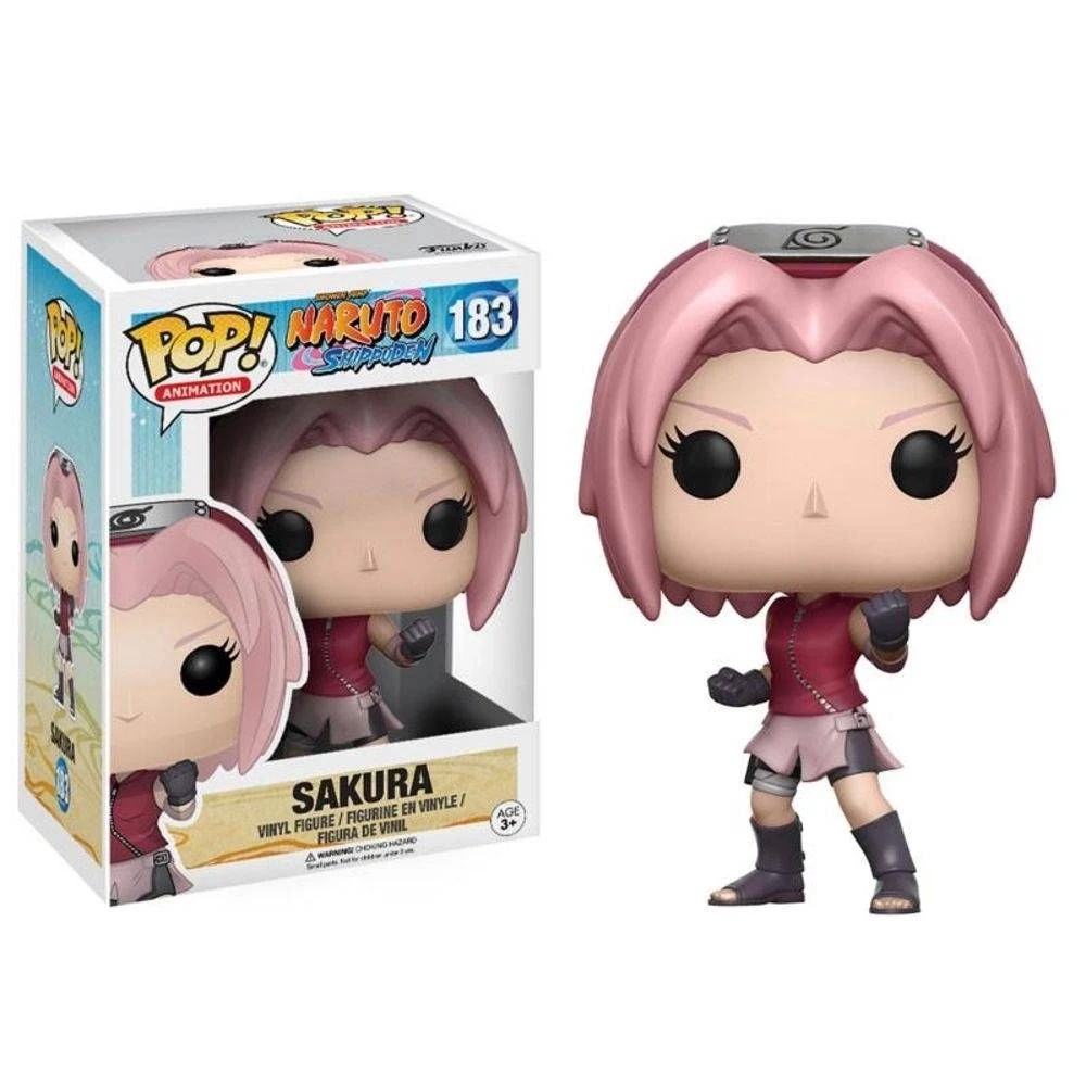 FUNKO POP Новейшие анимационные экшн-фигурки narutoe SHIPPUDEN SAKURA #183 коллекционные модели
