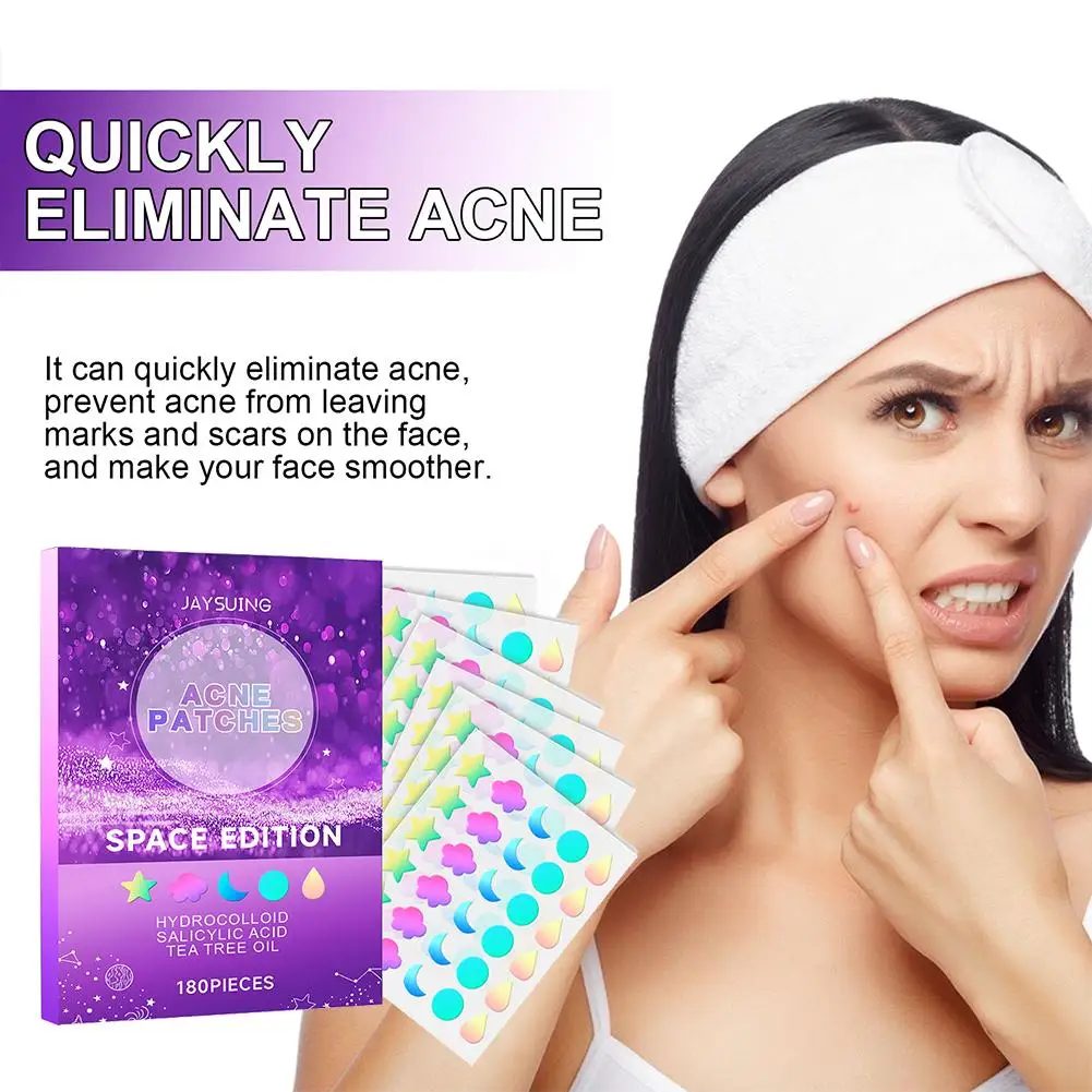 Маска для удаления акне невидимая водостойкая 180 шт.