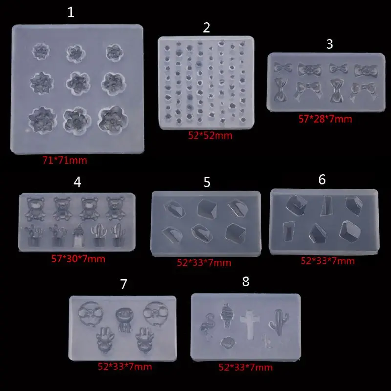 

Форма из эпоксидной смолы для дизайна ногтей