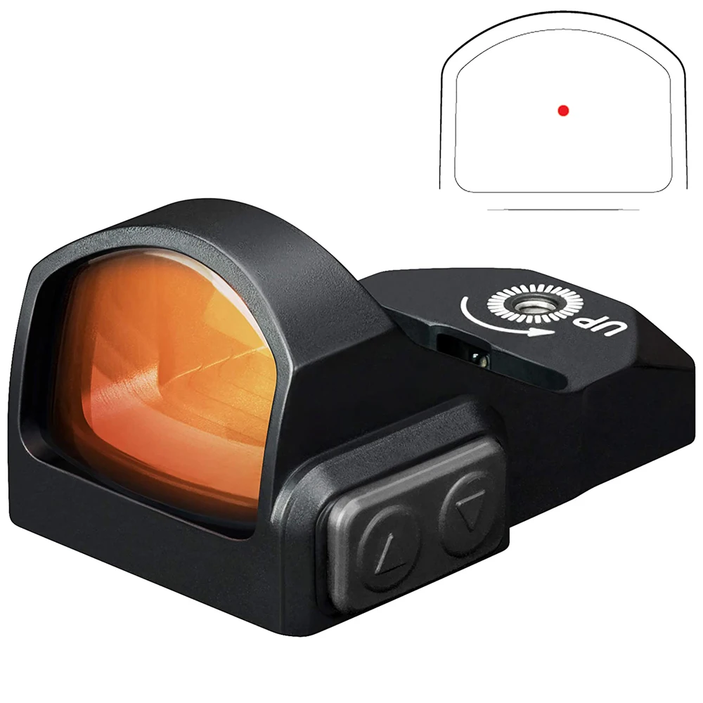 

100% оригинальный оптический прицел с красной точкой и рельсовым креплением 20 мм, подходит для ружья, охотничьего ружья, водонепроницаемый пр...
