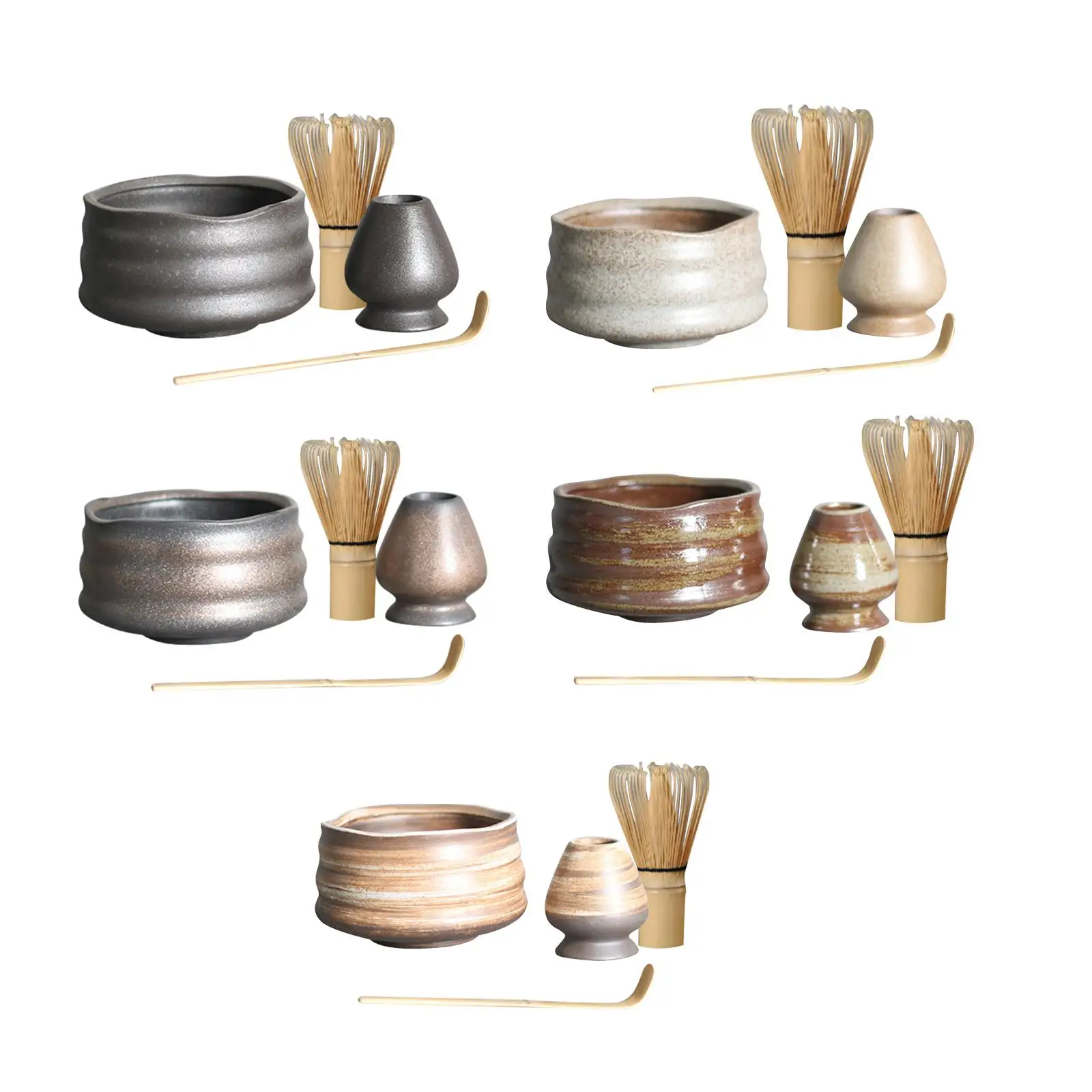 

Handmade Matcha Whisk Set, Traditional Tea Ceremony for Kitchen