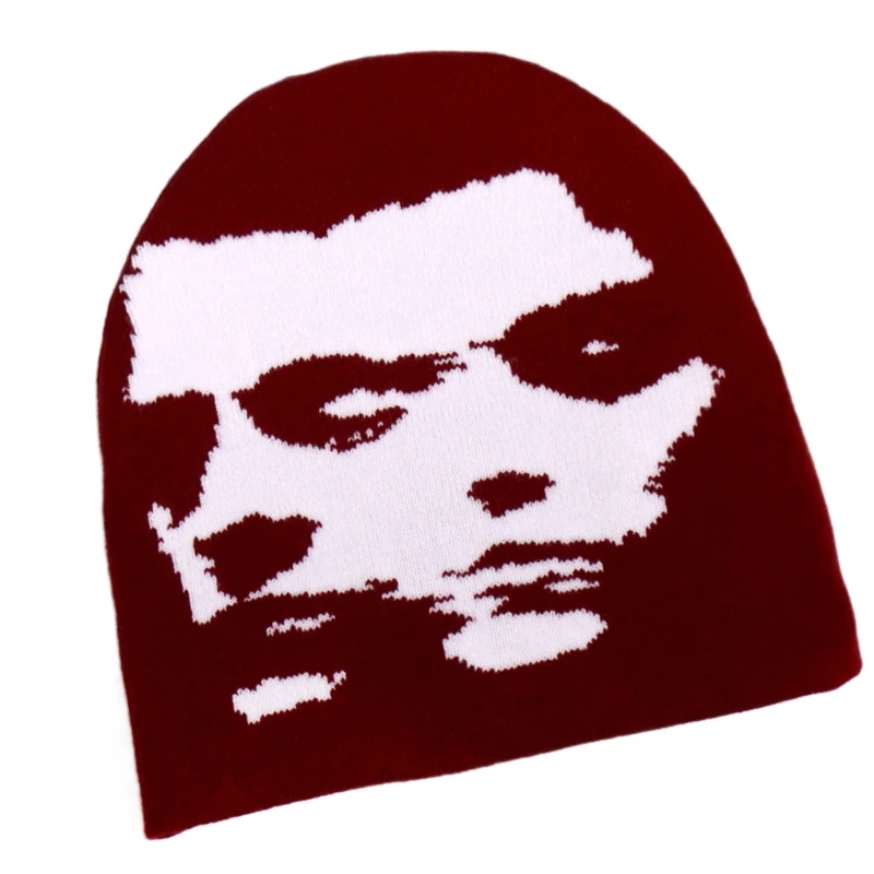 Вязаная шапка Пуловер Унисекс Шляпа Ткачество Женская для лица Теплая Кепки с
