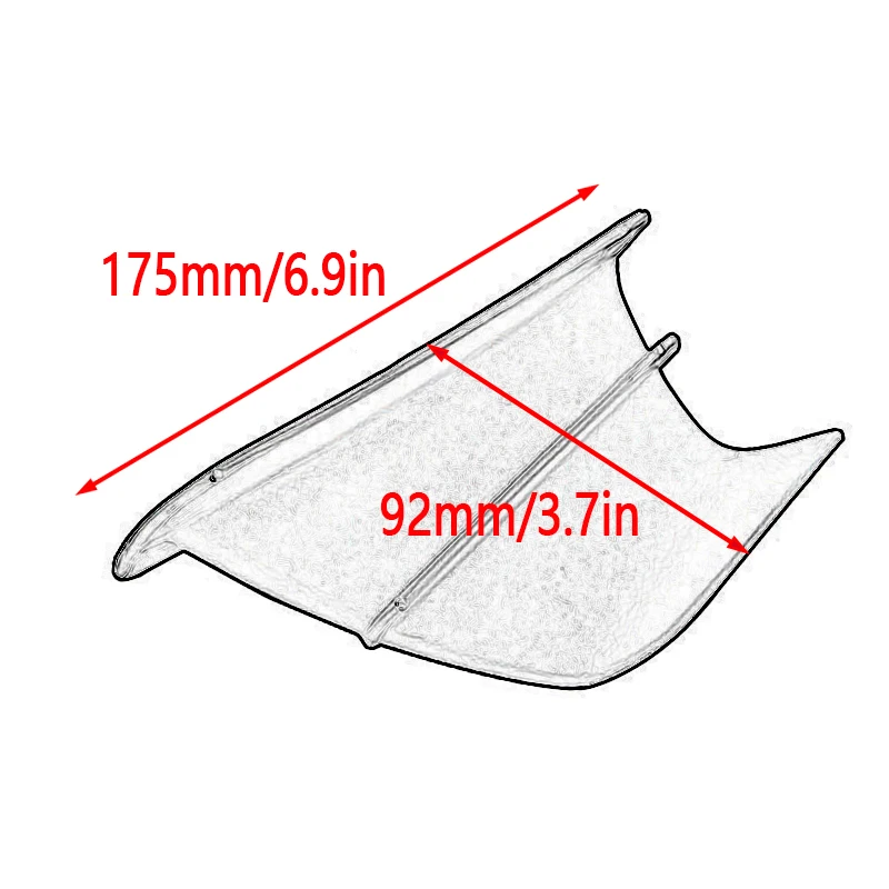 Подходит для Yamaha YZF R1 R6 R25 Kawasaki Ninja H2 H2R BMW S1000RR Honda ABS мотоциклетные крылья