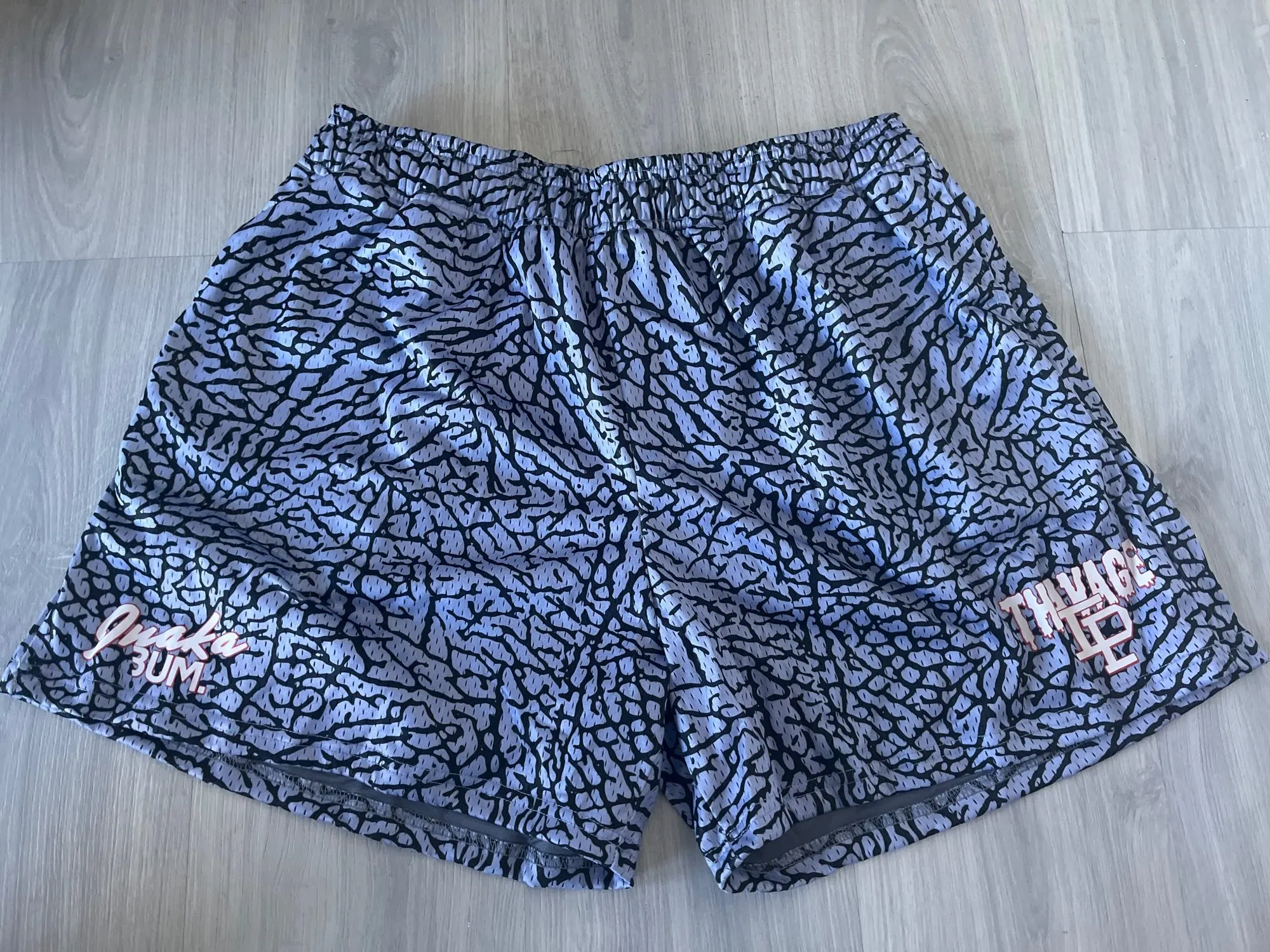 Inaka Double Mesh Shorts 2022 Men Women Classic GYM Mesh Shorts Inaka Power Shorts Animal Print With Liner