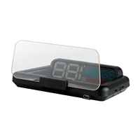 car hud head up display high definition speedometer car safe driving computer speed and voltage for all vehicles 3d refle