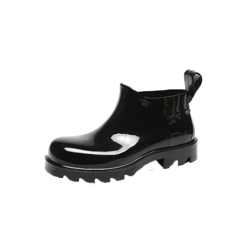 

Rain-proof Shoes Travel In Rainy Season Slip-proof and Wear-resistant Candy Rubber Shoes Plus Size 36-41