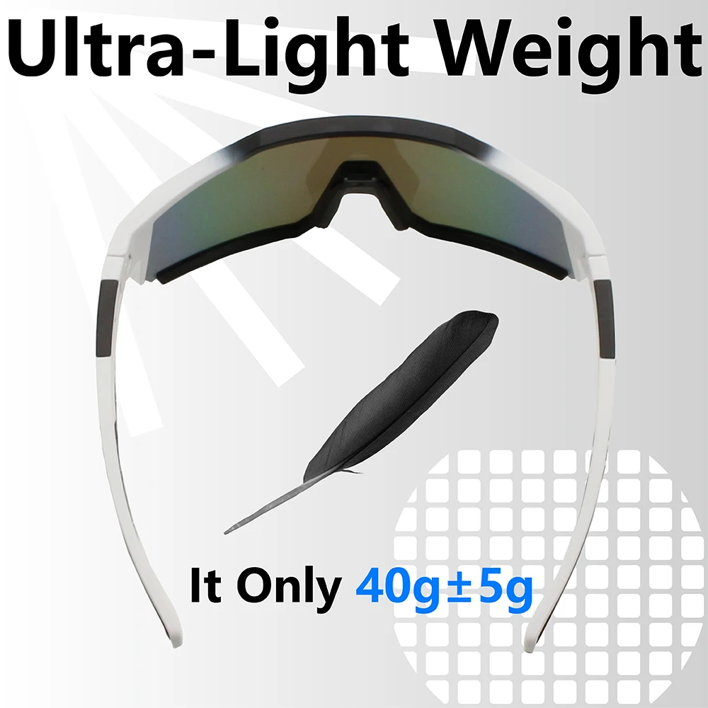 Брендовые поляризационные велосипедные очки UV400