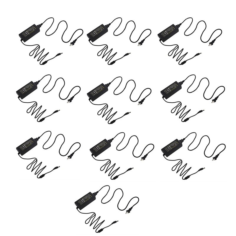 

10X 12V Power Supply Adapter 6A Transformer 110-220V & Gift