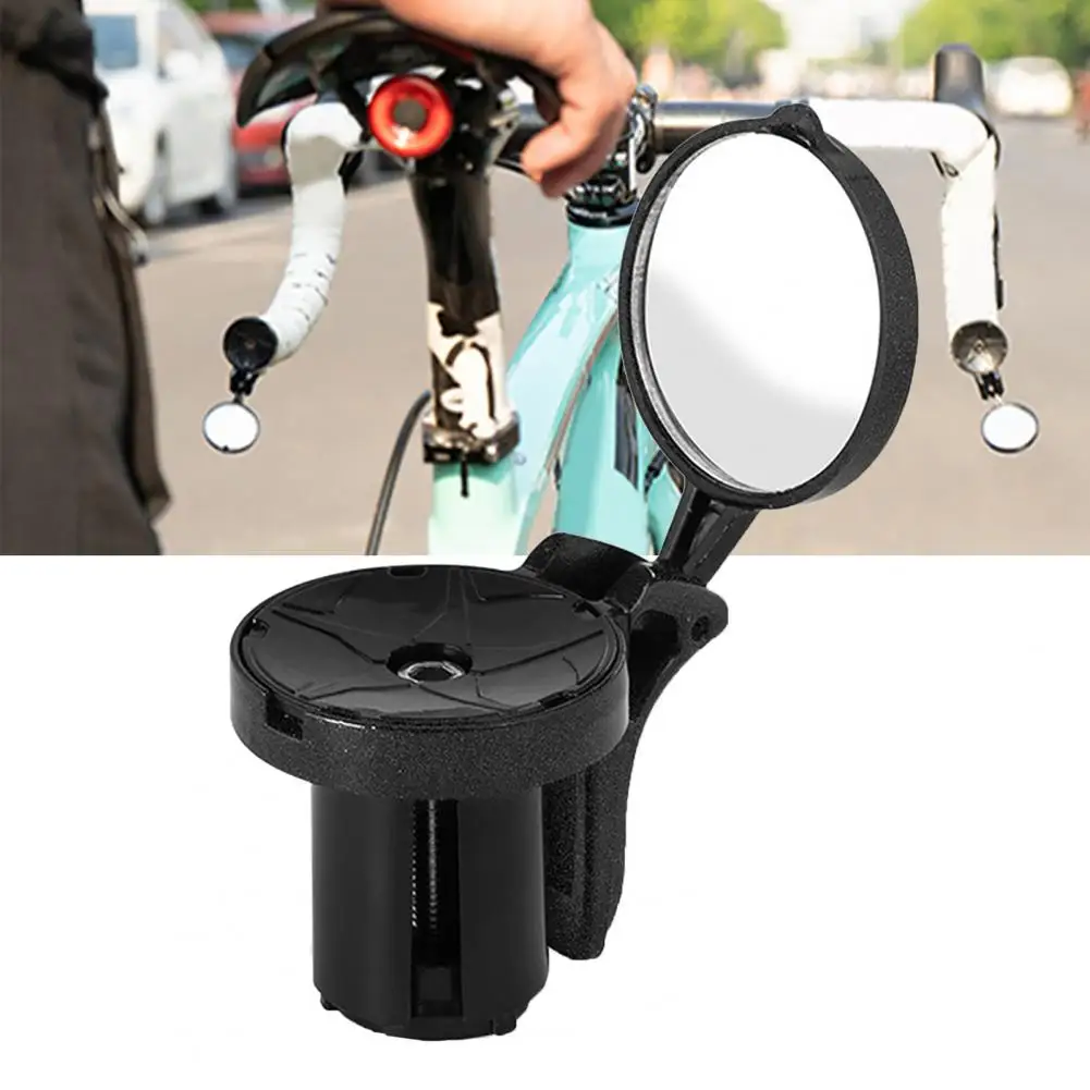 

Helmet Mirrors Small No Tools Required Round Helmet Mirror Hard Shell Helmets for Sport Bike Rearview Mirror Bicycle Mirror