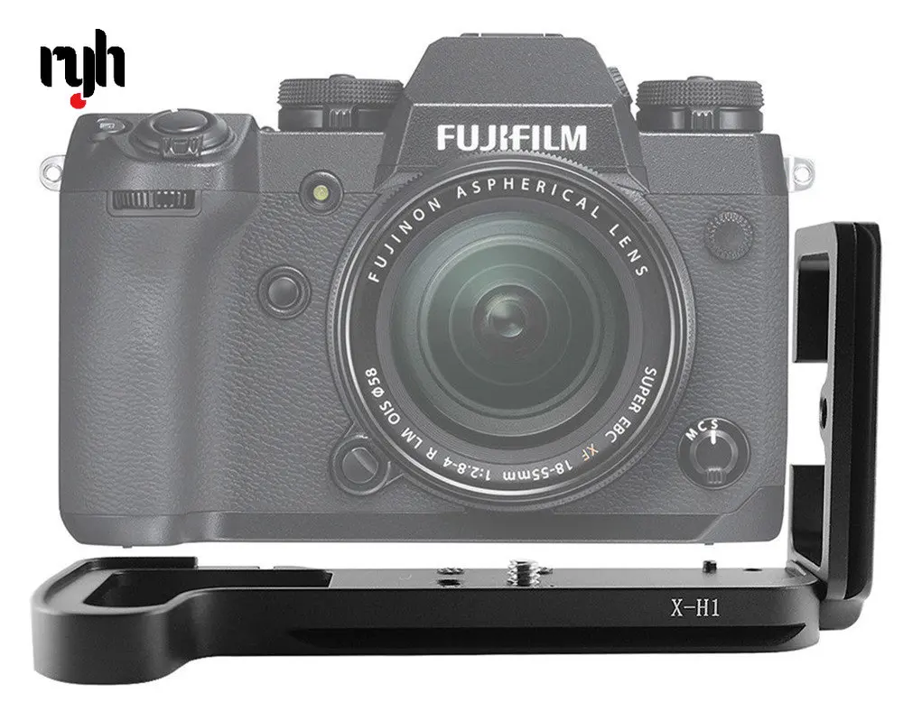 

X-H1 Quick Release L Plate Bracket Holder Hand Grip for Fuji Fujifilm X-H1 XH1 Digital Camera for Benro Arca Swiss Tripod Head