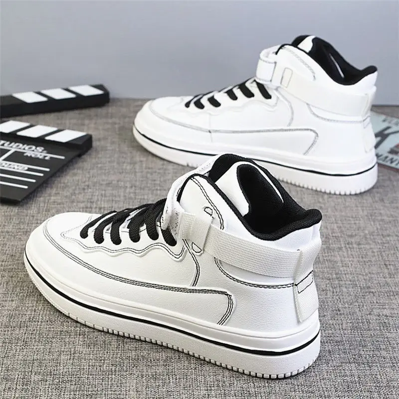 

Высококачественные высокие белые кроссовки, мужская обувь, новинка 2022, дышащая повседневная обувь для бега, обувь для вождения