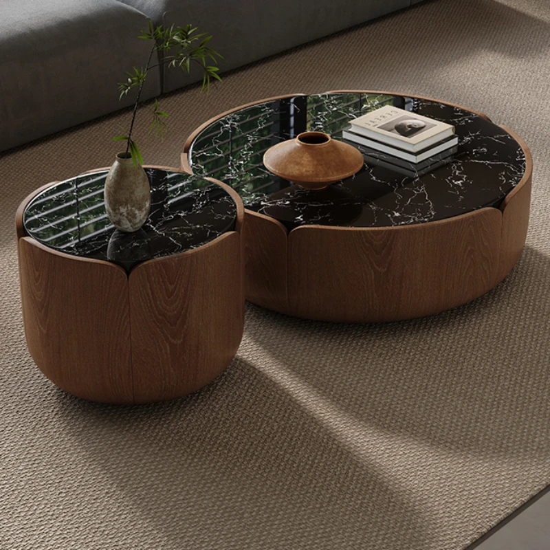 Черный боковой журнальный столик для спальни подъемный органайзер мобильный