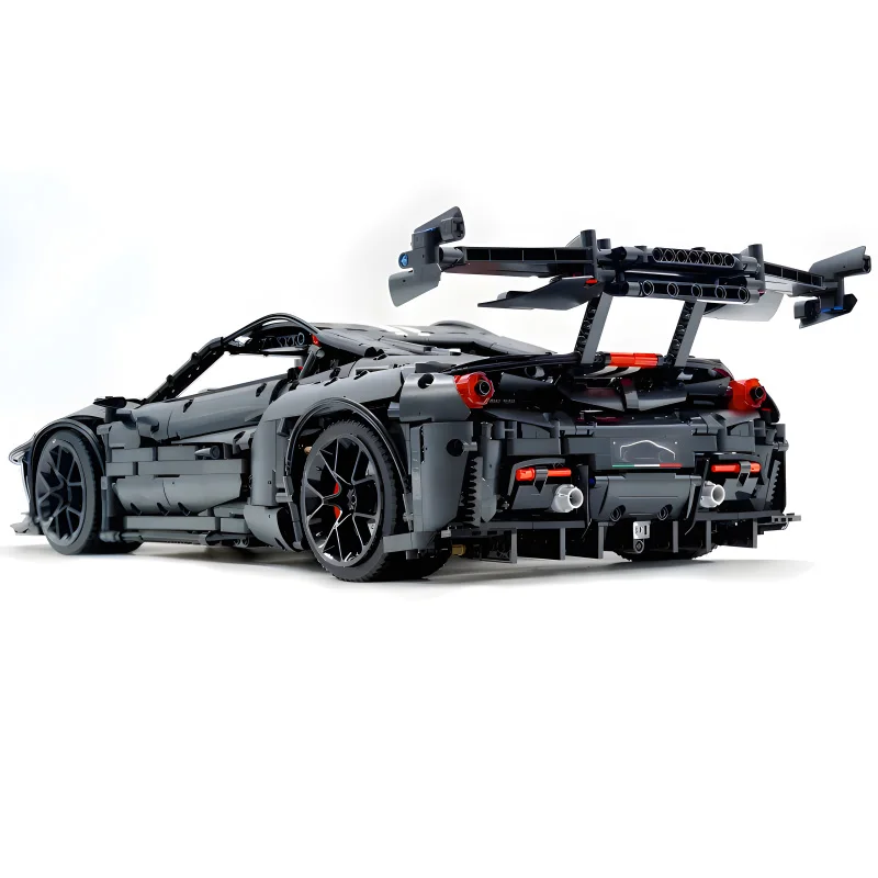 CADA 61043 MOC черный технический спортивный автомобиль строительные блоки кирпичи