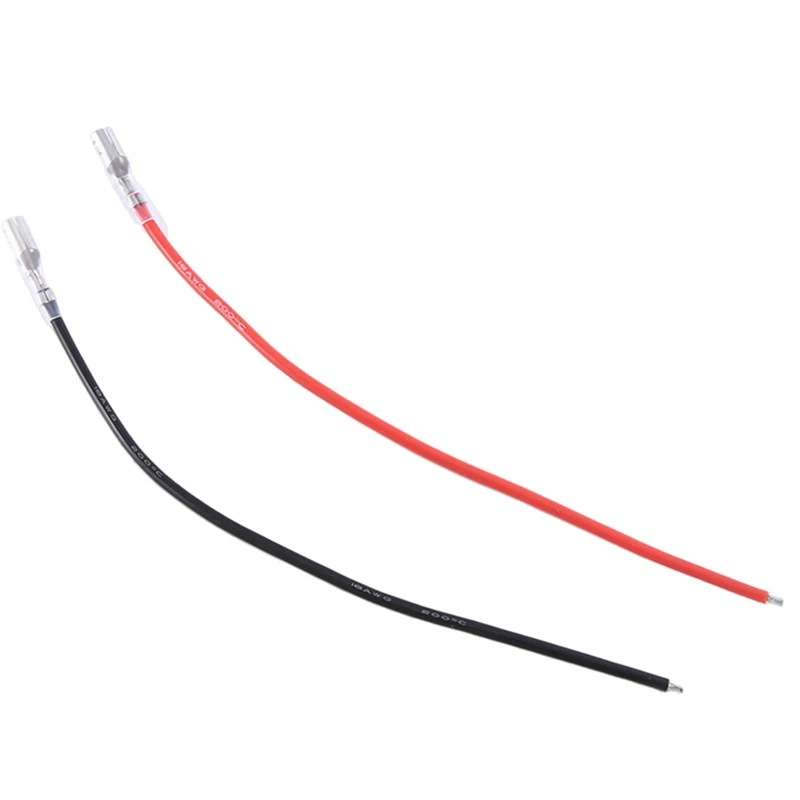 20 PCS 16AWG Silicone Wire 4.0Mm Bullet Male & Female Plug For WPL MN SCX10 TRX4 RC Car 370/540/775 Brushed Motor ESC Durable