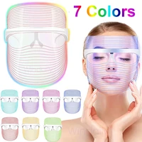 7 colors led light therapy facial mask photon anti aging anti wrinkle rejuvenation wireless face mask skin care beatuy devices