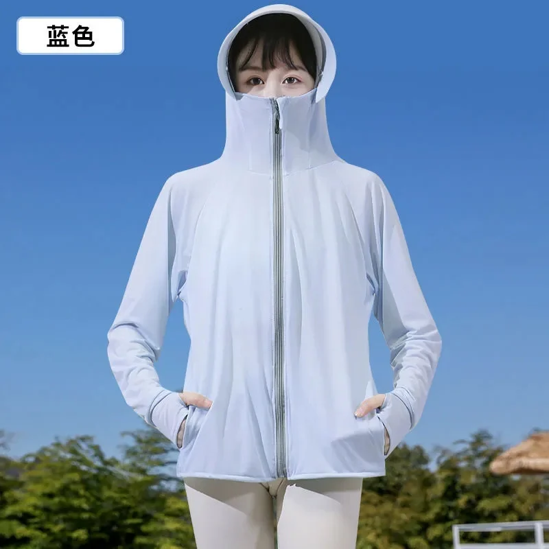 Женская одежда для защиты от солнца из ледяного шелка новинка 2022 летняя тонкая