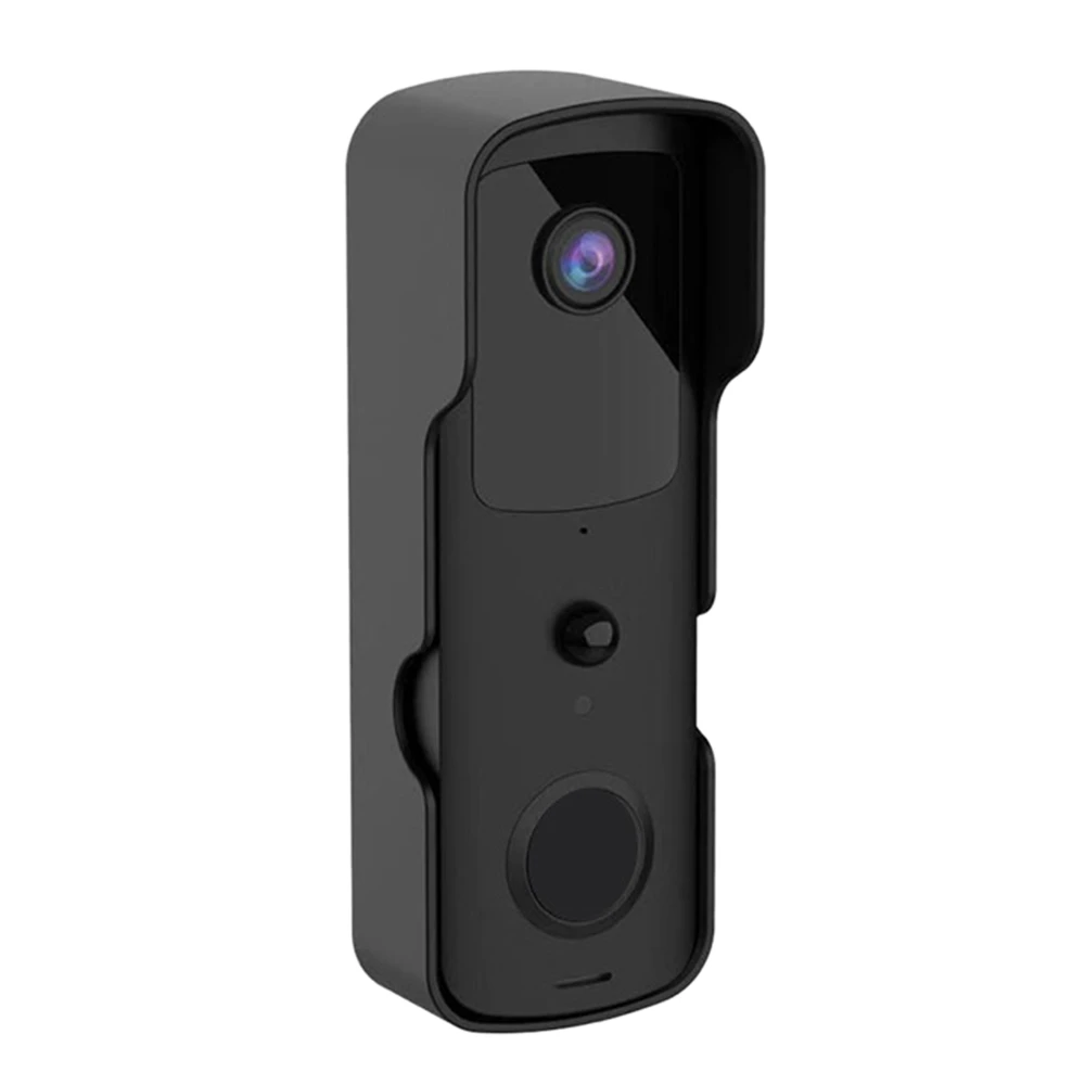 160degree Wide-Angle Lens Video Doorbell + Sync Module 2 Two-Way Audio, HD Video, Motion and Chime App Tuya Smart(Black)
