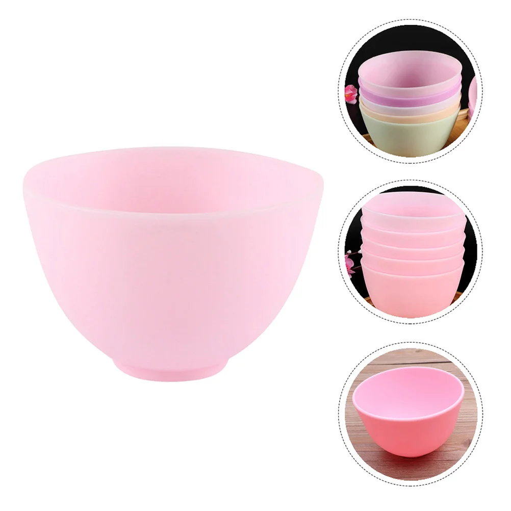 

Bowl Mixing Silicone Bowls Facediy Facial Mud Set Tool Facemask Prep Beauty Tools Skin Applicator Stirring Creambrush Kit Care
