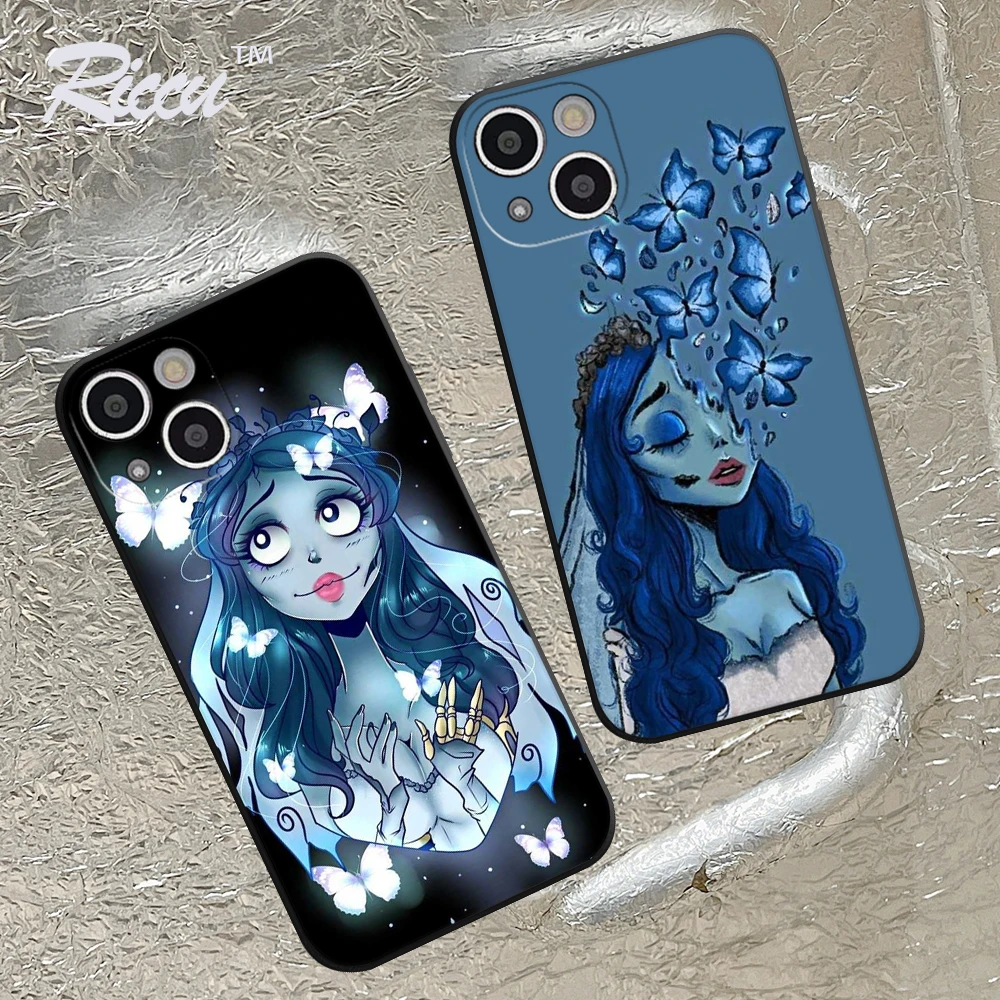 FOR IPhone 14 Corpse Bride Phone Case for iPhone14 13 11 12 Mini Pro MAX 8 7 6S Plus SE 2020 X XR XS MAX 13 14 soft covers