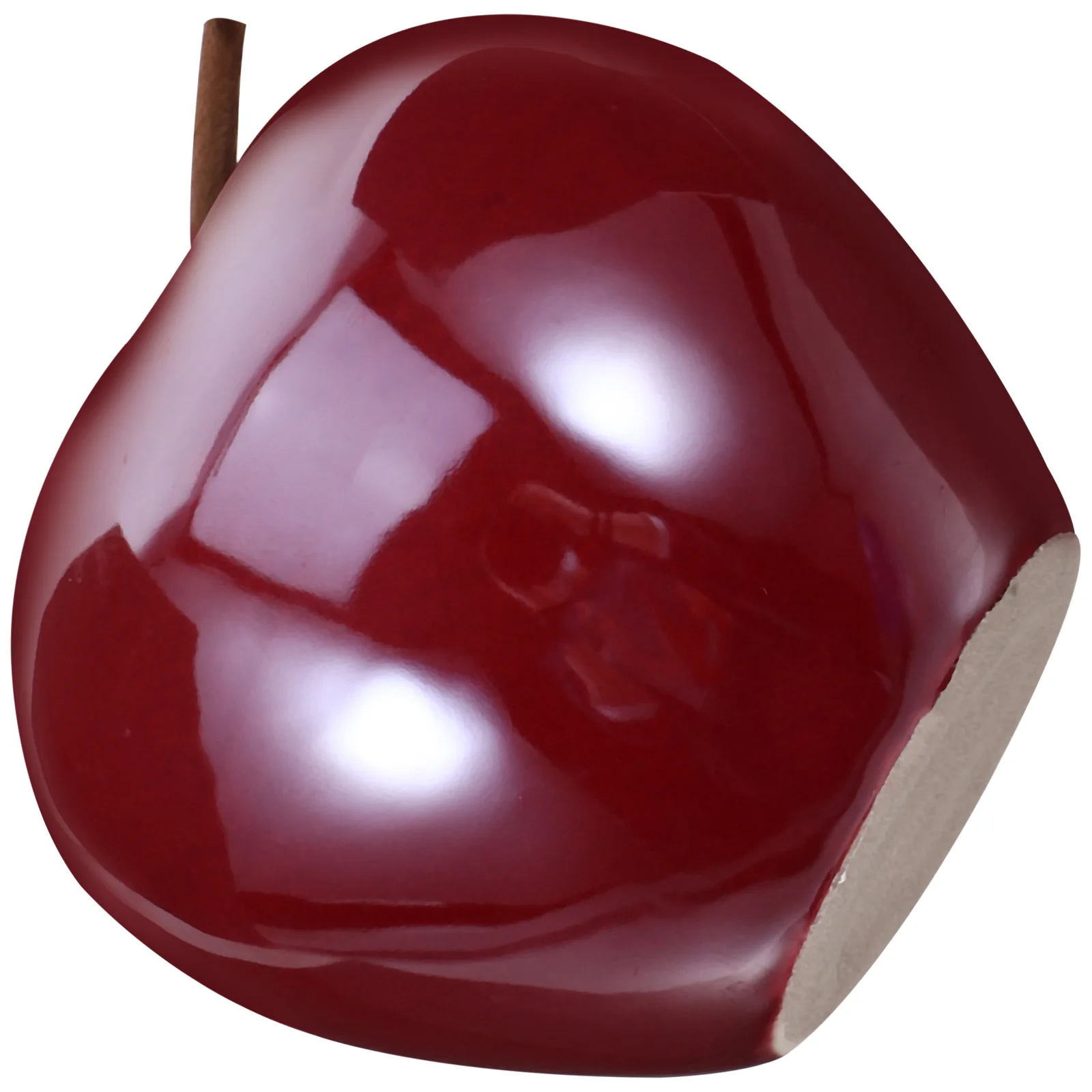 

Christmas Decorations Small Apple Figurine Fresh Adorable Ceramics Ornament Lifelike Realistic Fruit Model