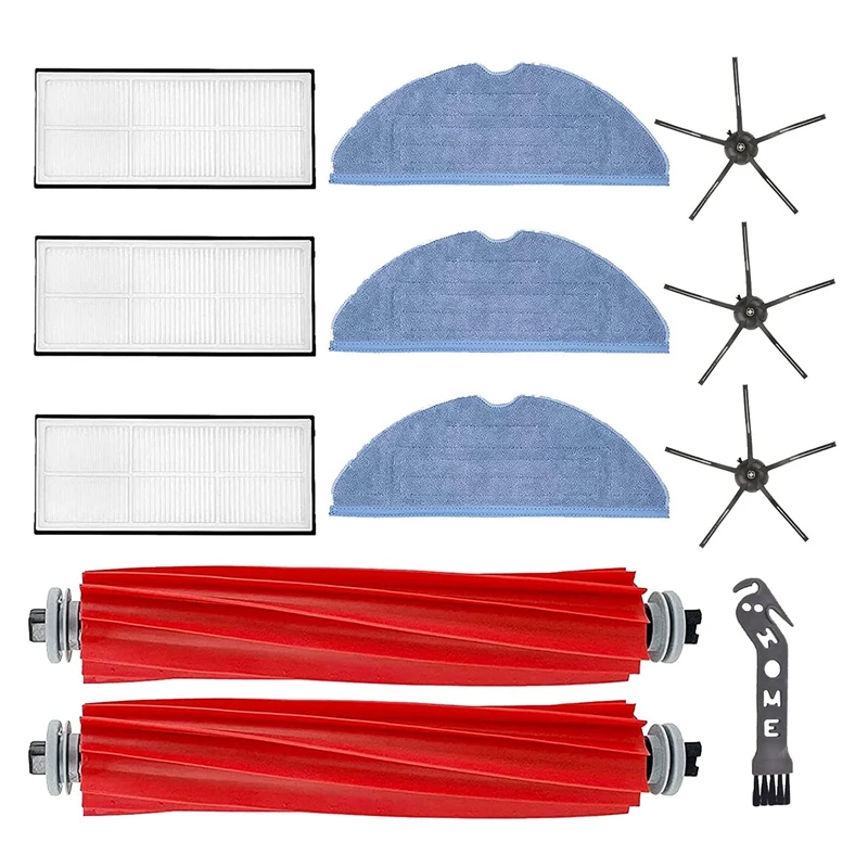 

Replacement Parts Main Brush Side Brush HEPA Filter Mop Cloth For Roborock S7 T7S T7S Plus Robot Vacuum Cleaner