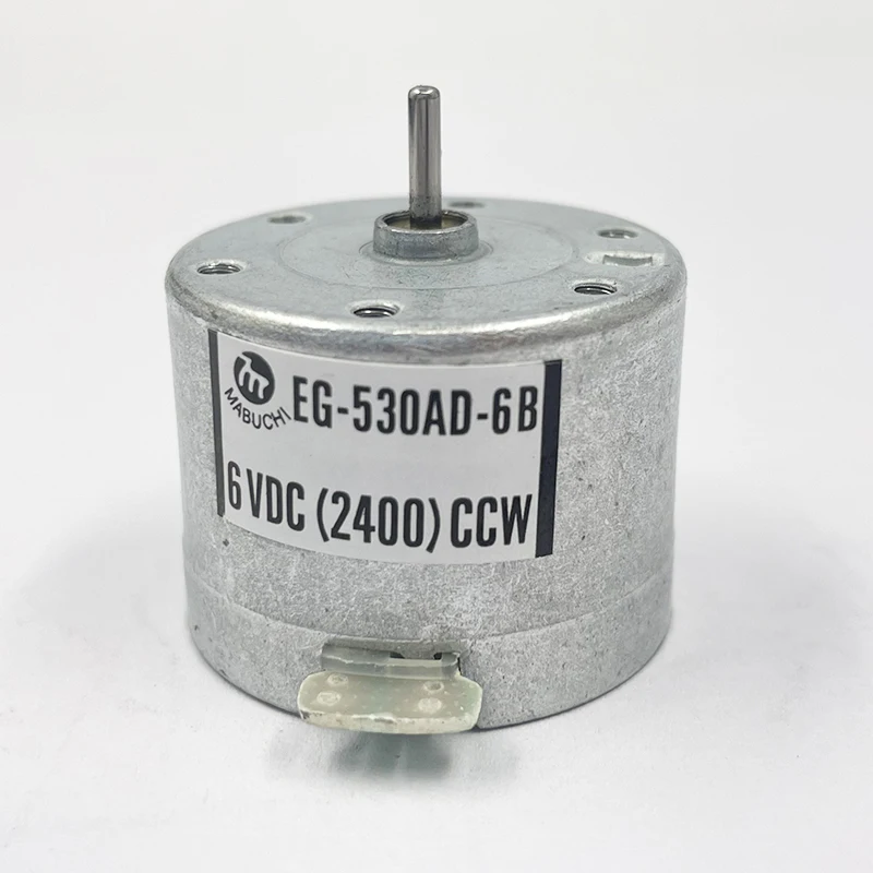 

EG-530AD-6B CCW Двигатель постоянного тока 6 В 2400 об/мин Капистана Лента Палуба Аудиорекордер Электрический двигатель