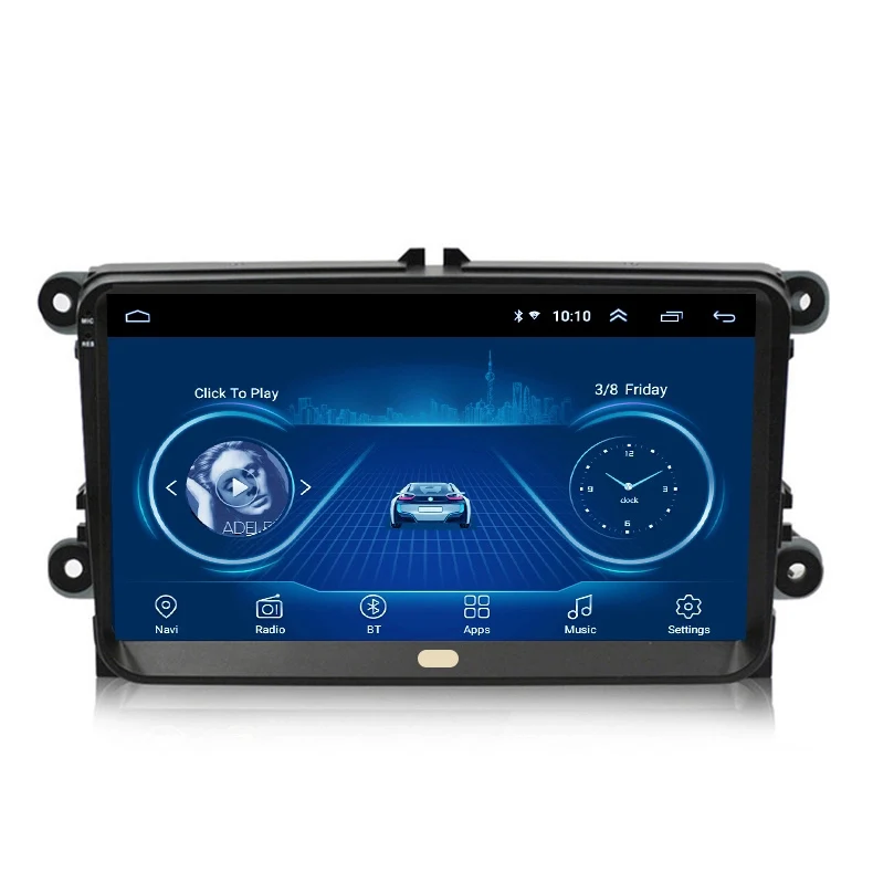 2-32GB 9 inch android 11 car dvd player radio video Stereo gps navigation multimedia system for /Skoda/Seat