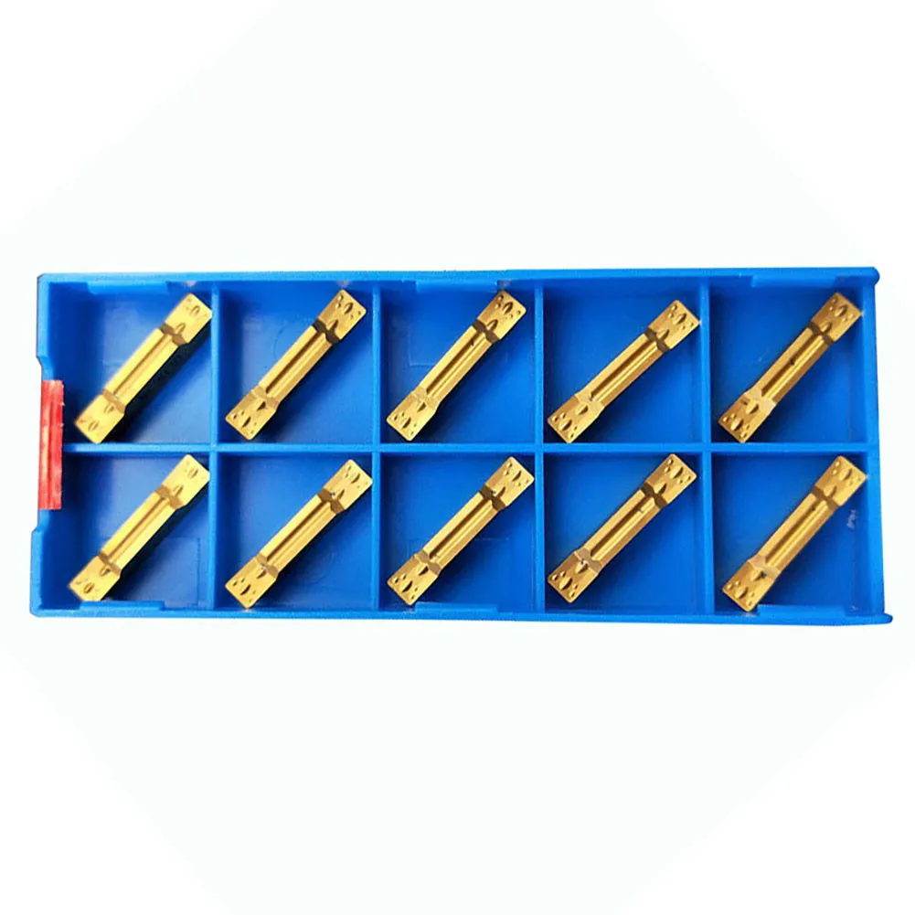 

Cutting MGMN400-M NC3030 Blade Double-Head 10 Pcs 4mm Cutting Wide Blade Carbide Grooving Blade Machining Parts