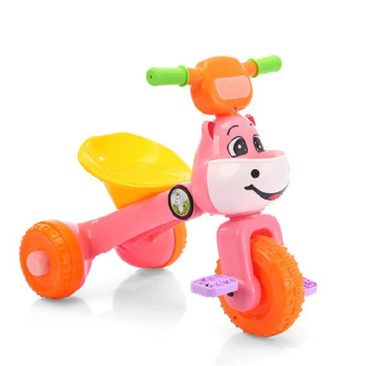 Children's Pedal Tricycle Folding Tricycle Gift Car Music Tricycle Cartoon Toy Car Bicicleta Para Niños