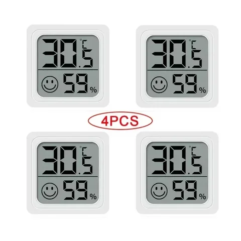 MIJIA Мини ЖК-термометр гигрометр белый/черный