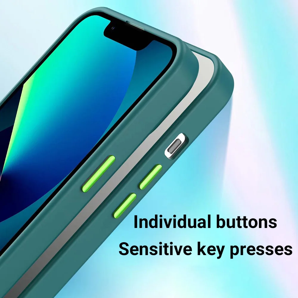 3 в 1 противоударный чехол для iPhone 13 прозрачный 11 12 Pro Max 7 8 6 Plus XR X XS SE 2 - купить по