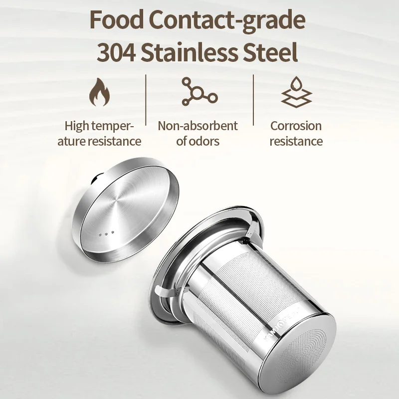 Термостойкий стеклянный чайный сервиз KAMJOVE для кофе и чая Прочное боросиликатное