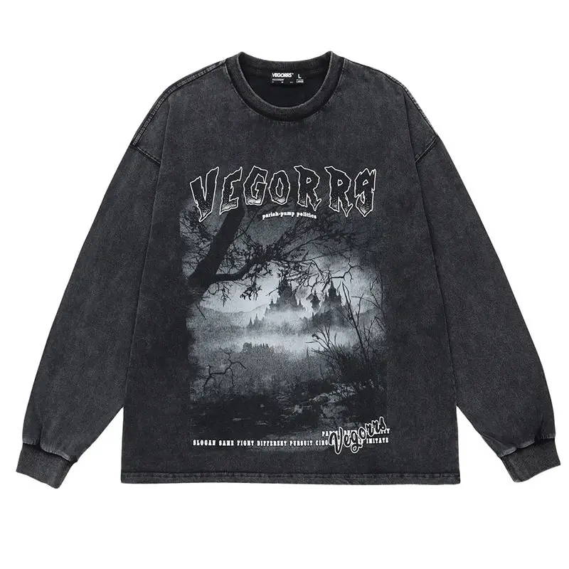 

Свитшот мужской с принтом в стиле хип-хоп