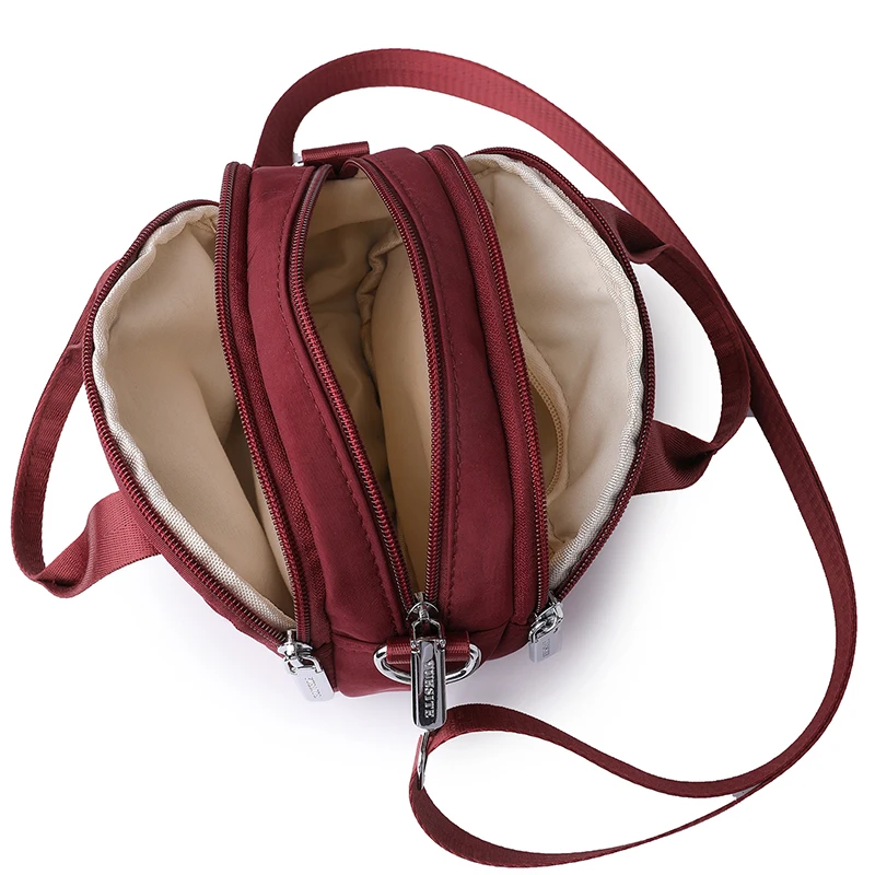 Women Shoulder Crossbody bag Nylon Ladies Fashion Pure Color Casual Tote Outdoor Bag  Small Female Handbag Girls Messenger Bag