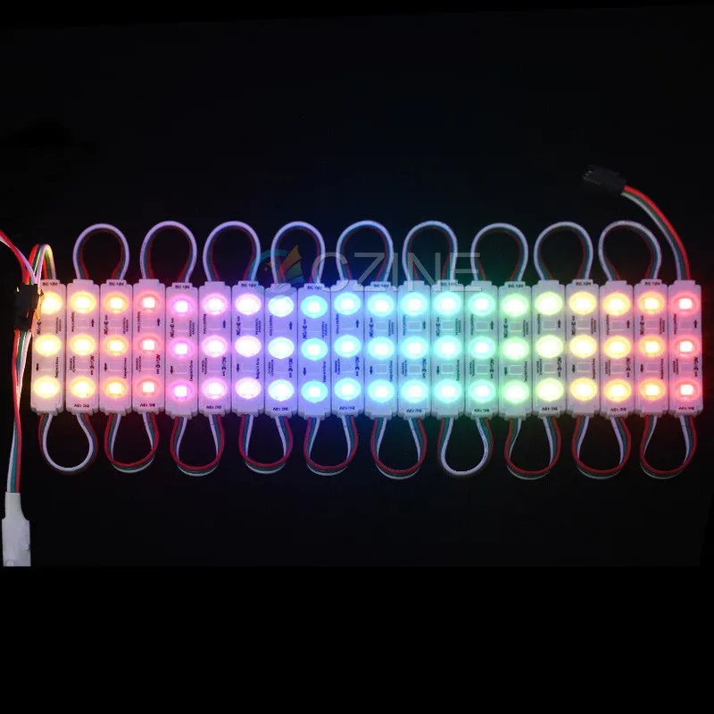 Czinelight 7515, светодиодный модуль постоянного тока 12 В, 5050, 3 чипа, светодиодный модуль, 2811 Ic, Ip67, адресный пиксельный светодиодный модуль