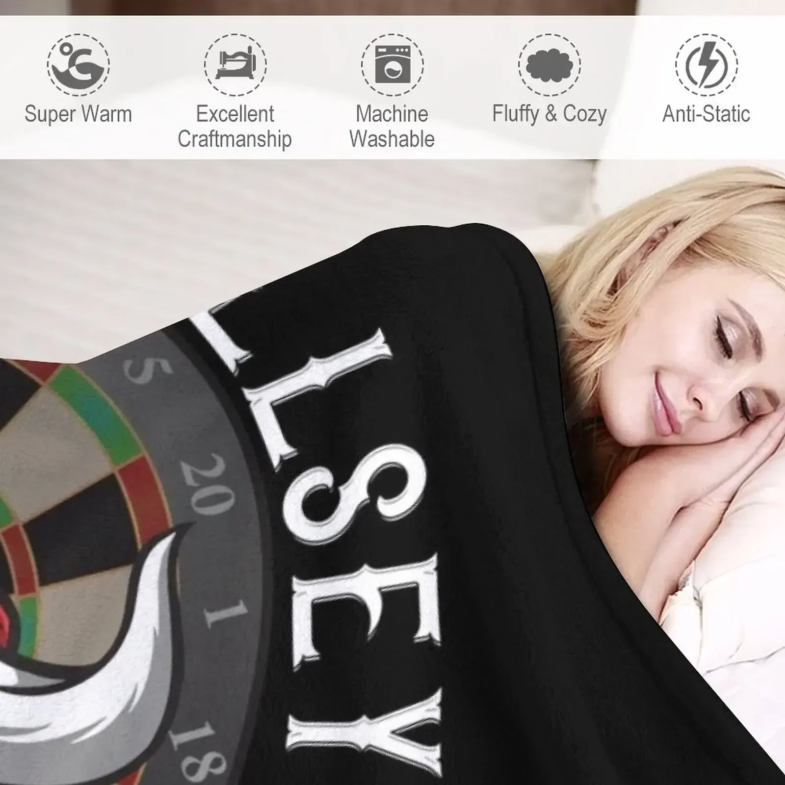 Bullseye Дартс Fan Dartfeil Плед Роскошное нижнее белье St для дивана Роскошные одеяла