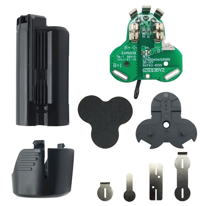 

ABSS BAT411 Литий-ионный аккумулятор, пластиковый корпус, коробка, печатная плата защиты от зарядки для 10,8 В, 12 В, BAT412A BAT413A BAT420