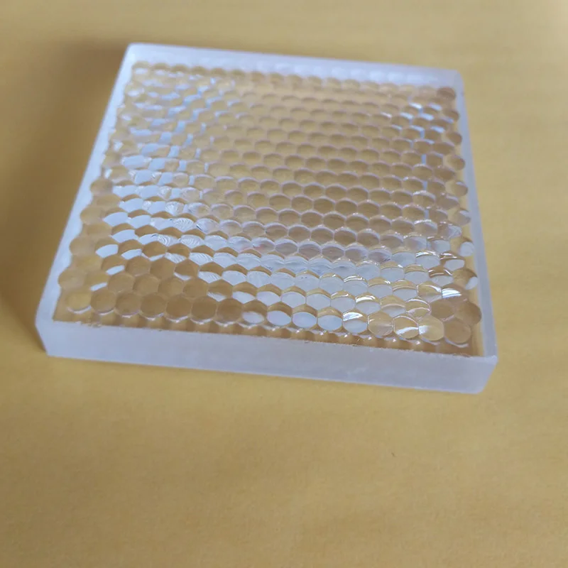 

Optical Fly's-eye Lens DIY Projector Light Glass Fresnel Lighthouse 66x63.6mm Illuminating System Lentes Compound Eye Lenses