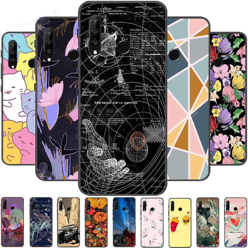 

Case For Samsung Galaxy A20 A205FN Soft TPU Slim Back Cover For Samsung A20E A20 A20S A 20E A 20 Phone Cases Fashion Black Frame